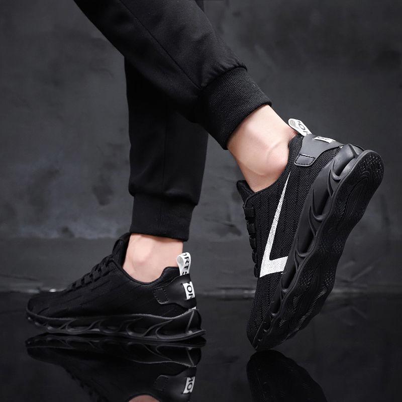 Running Shoes Blade Cushioning Sneakers for Men Breathable Outdoor Athletic Training Walking Sneaker