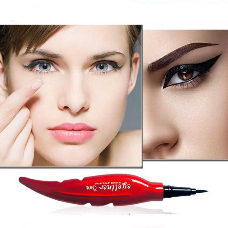 Waterproof, sweatproof, no smudge, eyeliner, eyeliner, not easy to fade, beginner students