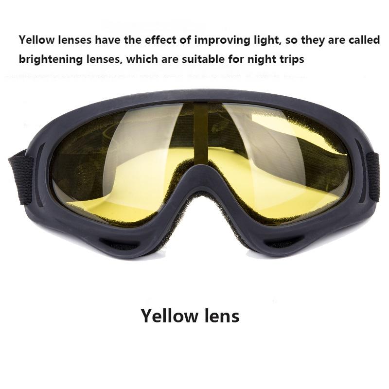 WTEMPO Motorcycle Riding Goggles Outdoor Sport Windproof Glasses Ski Snowboard Goggles Dustproof Mo