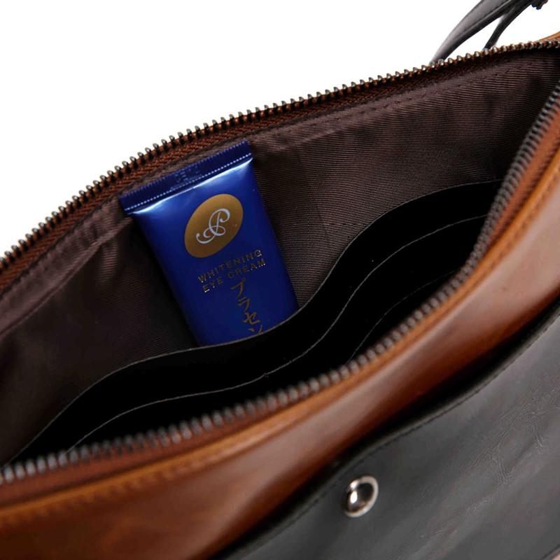 Fashion clutch bag men women rivet leather large capacity anti-theft shoulder bag Crossbody bags