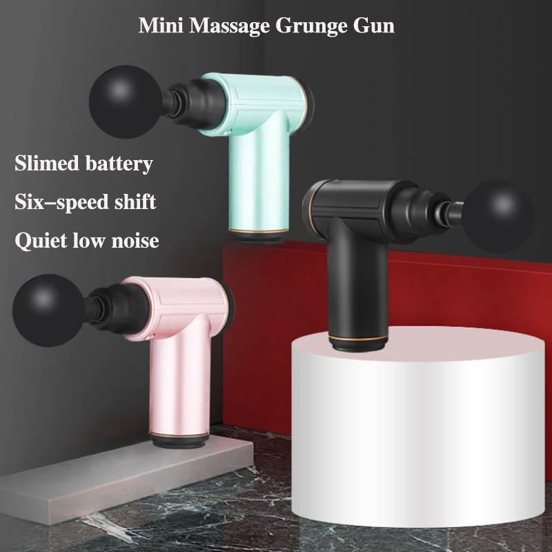 Mini Fascia Gun Small Mini Massage Stove Legs Two-purpose Massage Hammer Relax Muscular Multi-function Home