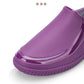 Women's Shallow Mouth Low-top Outer Wear Plus Fleece Flat Shoes Waterproof Non-slip Winter Cotton Rubber Shoes