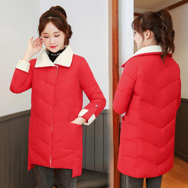 Fashion Padded Jacket Women's Mid-length Loose Down Padded Jacket All-match Women's Winter Padded Jacket Padded Jacket