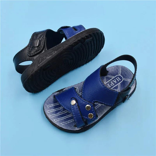 Boy's Sandals In Summer Soft Sole Outdoor Light Sandals Little Boys Anti-slip Flat Casual Sandals