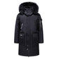 Thick White Duck Down Jacket Men's Mid-length Over-the-knee Youth Plus Size Casual Jacket Trend Must-have