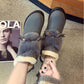 Snow Boots Women's Autumn and Winter Korean Version of All-match Women's Cotton Shoes Short Tube Plus Velvet Warm Ankle Boots