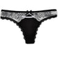 6pcs/set of Pure Cotton Underwear Women T-back Sexy Fashion Plus Size Thong Lace Solid Color Underwear