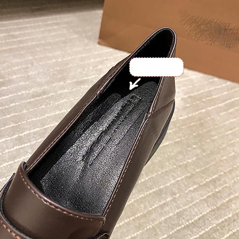 Summer Lady Style Flat Leather Boots Single Shoes Women Soft Leather Peas Shoes Women Lazy Shoes Casual Shoes