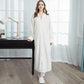 Zipper Nightdress Women's Winter Long Lazy Pajamas Large Size Loose One-piece Pregnant Thickening Nightgown Couple Bathrobe