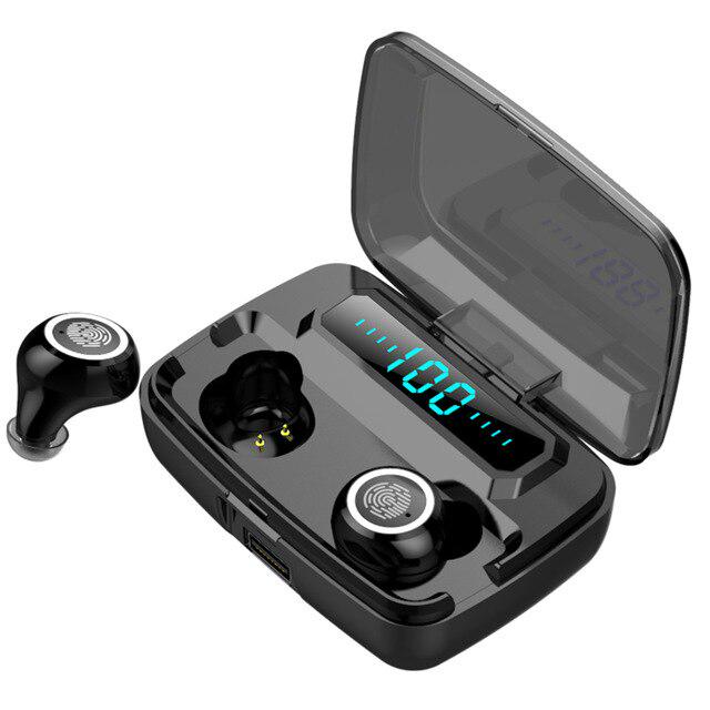 Waterproof 5.0 Earphones Bluetooth Mini HIFI TWS Earbuds Wireless Headphones Noise Reduction Headset