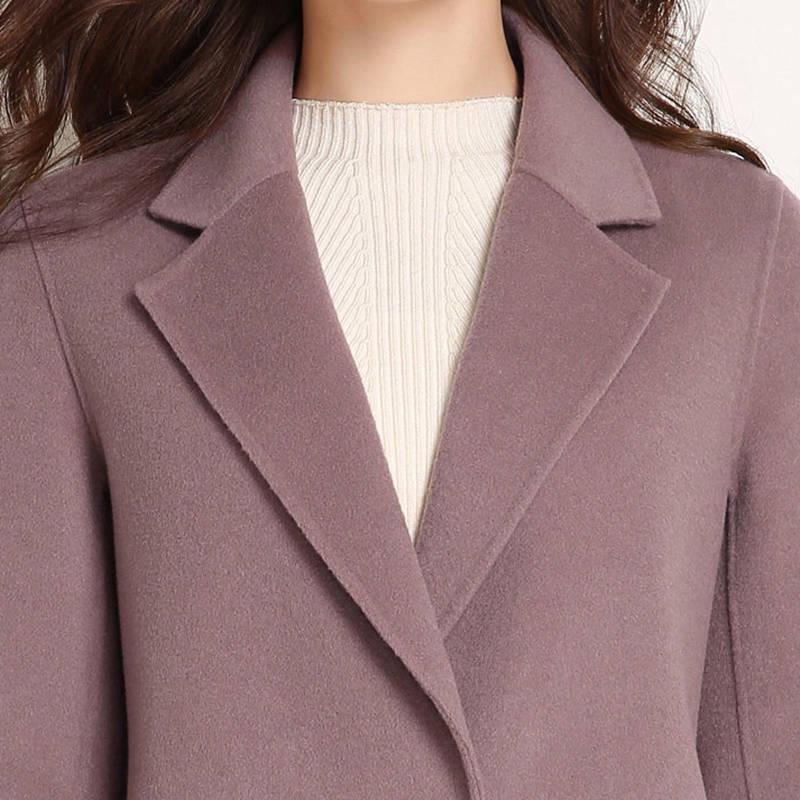 Winter Wool Coat Women Casaco Feminino Ladies Autumn Jacket Slim Long Woolen Coats Women Overcoat