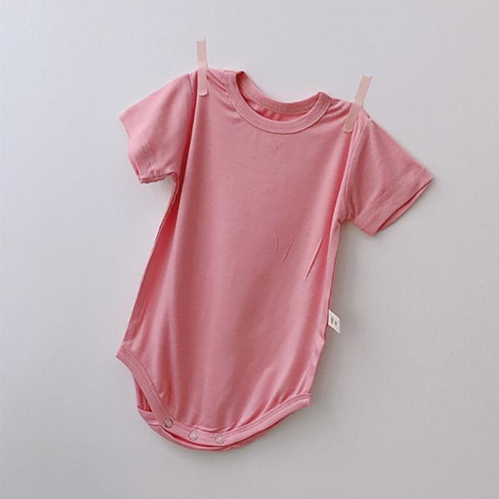 Baby Girls Romper Summer Spring Newborn Baby Girls Short Sleeve One-pieces Jumpsuit Baby Clothes Outfits