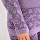 Ladies Autumn Clothes Long-sleeved Bottoming Shirt Thin Cotton Thermal Underwear Mother Plus Size Suit
