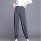 Modal Harem Pants Women's Nine-point Pants Summer Thin Section Falling Feeling Wide Leg Casual All-match Thin High Waist Bloomers