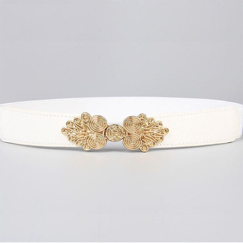 Retro Ethnic Belt Women's Decorative Dress Elastic Waist Wide and Narrow Elastic Belt Sweater