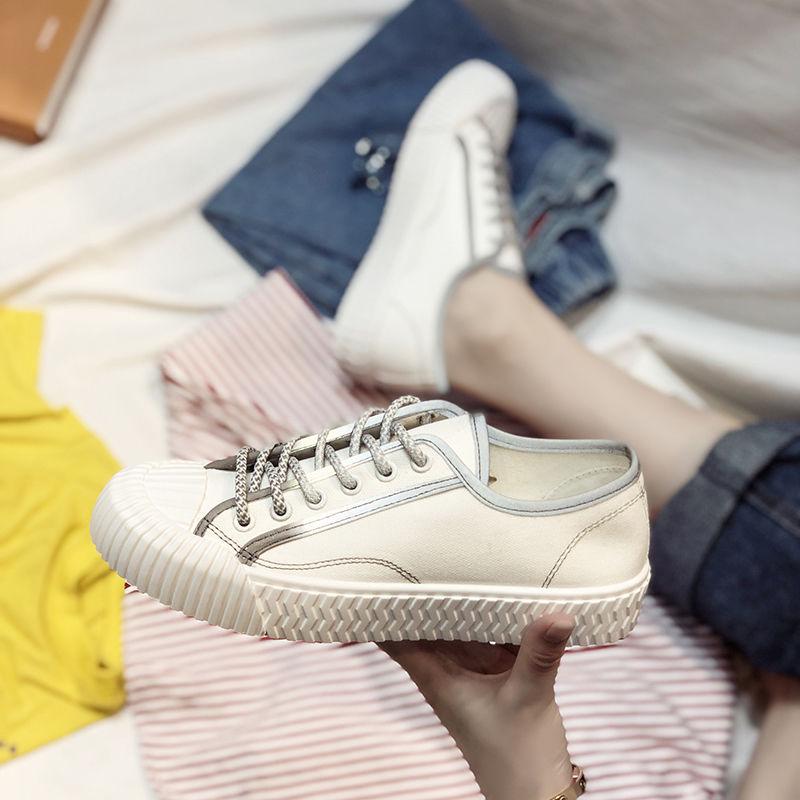 Black Sneakers Women Fashion Vulcanized Shoes Woman Designer Platform Chunky Sneakers Ladies Trainers Lace Up Spring Female Flat