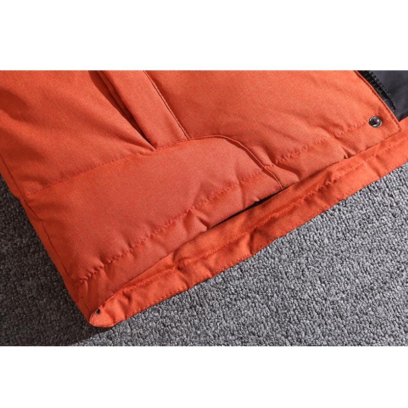 Winter Thick Down Jacket European and American Fashion Outdoor Leisure Warm Hooded Down Jacket