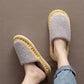 Fall and Winter Men's and Women's Indoor Cotton Slippers Casual Warm and Dirt-resistant Flat Shoes