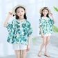 Girls' Summer Clothes Cotton Suit Western Style Children's Suit Two-piece Suit Summer Children's Fashionable Clothes