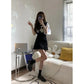 Pleated Skirt Ruffled Fishtail Skirt Women's Summer Sexy High Waist Slim A-line Pencil Skirt Bag Hip Mini Dress