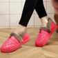 Fall/winter Men's and Women's Cotton Slippers Bag with Non-slip Flat Shoes Casual Couple Shoes