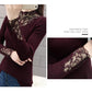 Knit Sweater Slim-fit Sweater Women Autumn and Winter Fashion Outer Wear Lace Collar Bottoming Shirt Young Women Long-sleeved Top
