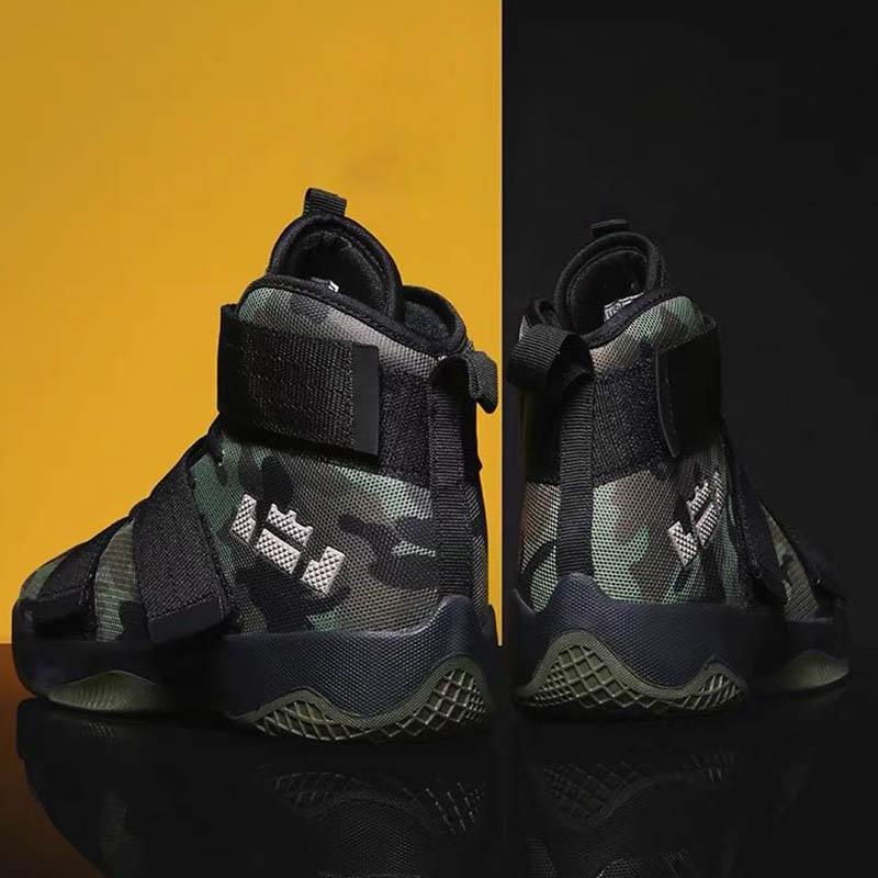 Men Graffiti Sneakers Basketball Shoes Non-slip Lightweight Breathable Running Shoes Tactical Boots