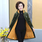 Winter Three-layer Plus Velvet Plus Cotton Overalls Long-sleeved Cotton-padded Jacket Women's Large Size Coat Overalls