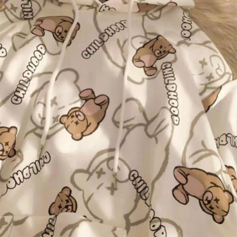 Sweater Women's Trendy Ins Spring and Autumn Students Korean Version Loose Hooded Lazy Wind Thin Coat