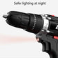 21V Household Cordless Electric Screwdriver Electric Drill Rechargeable Motor for Screw Drilling and Grinding