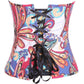 Sexy Boned Waist Trainer Brocade Corsets Bustiers Embroidery Lace Up Corselet Gothic Plus Size Body