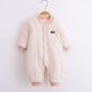 Baby Jumpsuit Autumn and Winter Newborn Clothes Male and Female Baby Clip Cotton Pure Cotton Thickened Autumn and Winter Baby Clothes
