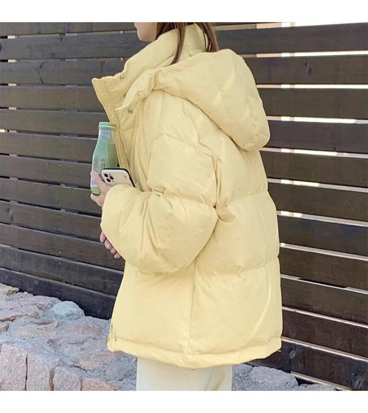 Cotton-padded Jacket Women's Detachable Hat Student New Loose Korean Style Cotton-padded Jacket Japanese Cute Little Thick Bread Jacket