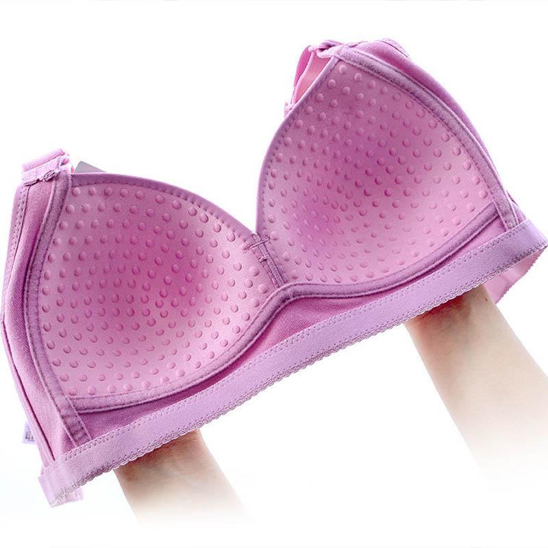 Large Size Sexy Breathable Thin No Steel Ring Bras Beauty Vest Gathering Non-magnetic Comfortable Adjustable Ladies Underwear