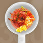 Small Electric Pot, Student Dormitory, Small Pot, Multi-function Electric Frying and Cooking All-in-one Pot, Small White Pot, Household Cooking