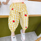 Girls' Pants Summer Thin Section Children's Strawberry Plaid Trousers Children's Mosquito Pants Female Baby Bloomers
