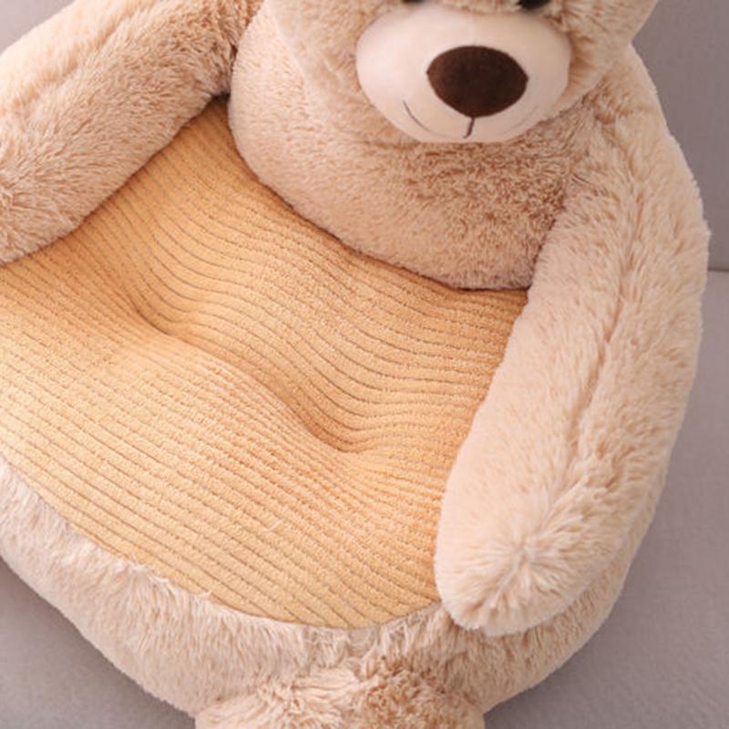 Children's Sofa for 1-5 Years Old Cute Animal Plush Sofa Single Child Chair Baby Sleeping Bed Bedroom Balcony Patio Tatami Living Room Furniture