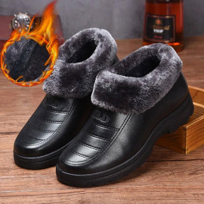 Winter Men's High-top Cotton Shoes Plus Velvet Padded Non-slip Warm Snow Boots
