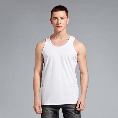 Men's Cotton Vest Loose Youth Breathable Sweat-absorbent Sports Bottoming Shirt Thin Section Solid Color Summer Singlet
