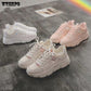 Net Casual Shoes Women's Shoes Fashion Sports Shoes Wild Sneakers Comfortable Breathable