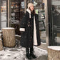 Lamb Wool Coat Female Korean Version Loose Winter Mid-length Plus Velvet Parka Cotton Ins Tooling Jacket