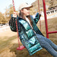 Silver Kids Down Padded Jacket Double-sided Wear Boys and Girls Thick Winter Fashionable Jacket