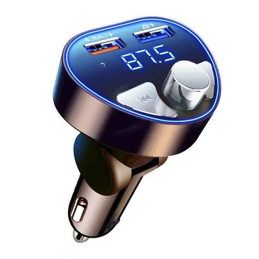 High Sound Quality Car MP3 Player Car Bluetooth Receiver Dual USB Port Fast Charger Multi-function Charging Tool Car Supplies