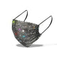 Women's Crystal Rhinestone Decorative Mask Luxury Diamond Face Mask Elastic Adult Masks Rhinestone Mask Steetwear Facial Mouth Mask