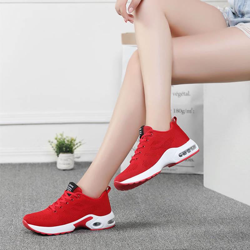 Size 35-40 Women Low-top Mesh Sneakers Student Non-slip Basketball Shoes Breathable Running Shoes Wear-resistant Waterproof Skate Shoes