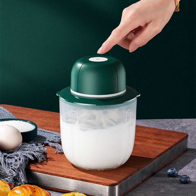 Multifunctional 2-in-1 Whisk Meat Grinder Fully Automatic Household Small-scale Garlic
