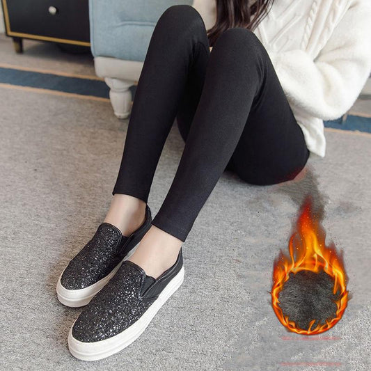 Autumn and Winter Modal Leggings Feet Pants High Waist Stretch Pants Women's Outer Wear Thin and Fat Trousers Yoga Pants