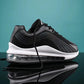 Shoes Men's Air Cushion Heightening Shoes Large Size Shock-absorbing Reflective Men's Shoes Student Sports Running Shoes