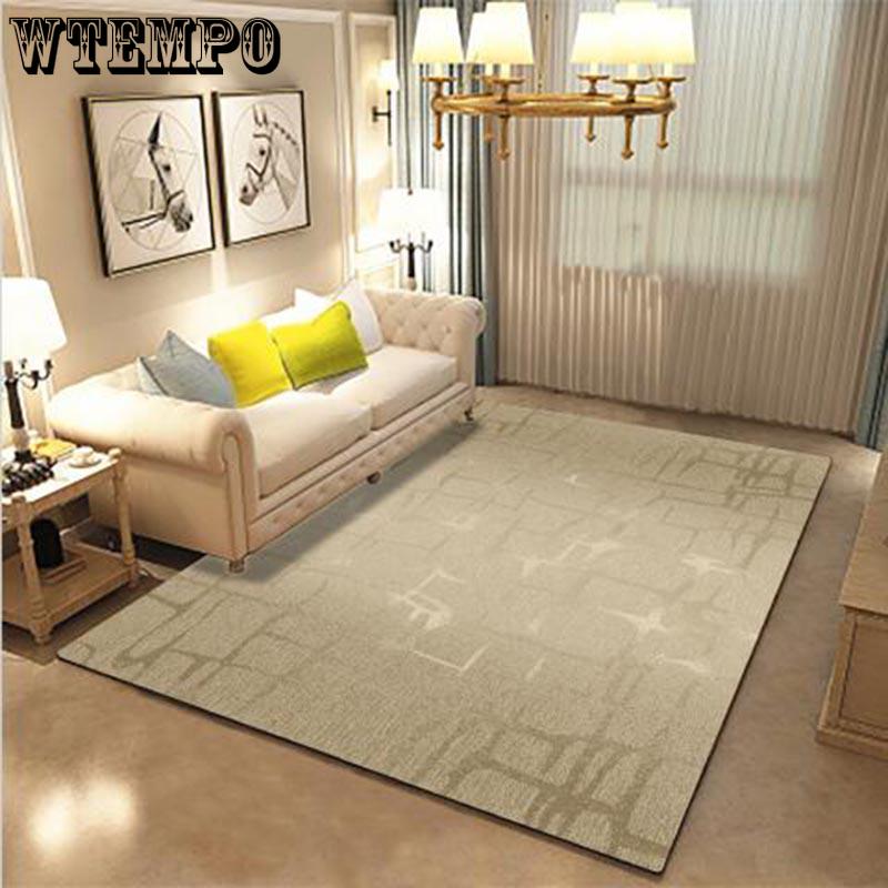 Rustic Style Bedroom Study Rectangular Big Size Carpet Large Area Carpets for Living Room Soft Rugs
