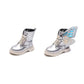 Children's Martin Boots Girl's Autumn Princess Single Boots British Style Children Solid Color Casual Wing Decoration Boots